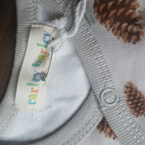 Carly Barley NWT Footed One Piece Romper Sz 0-3M - Picture 4 of 6